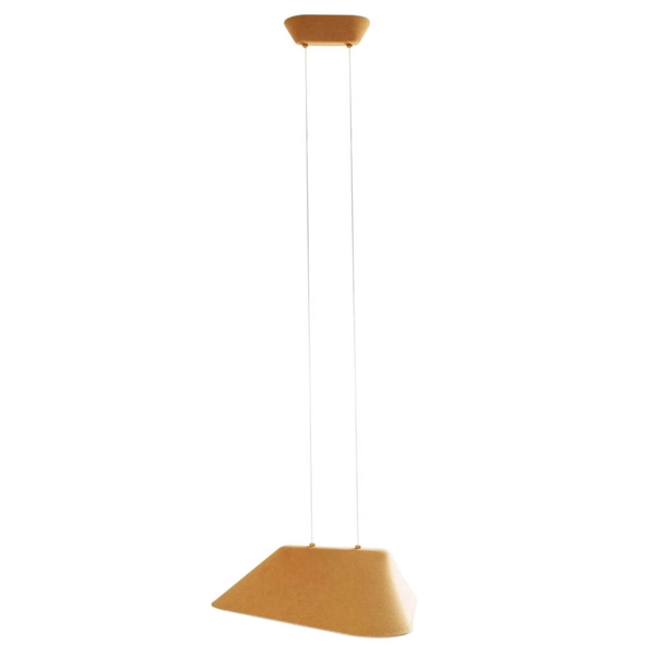 Zwieszana lampa Carbon P0569 Maxlight LED 8W 3000K do salonu żółta szara