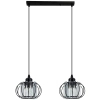 Kuchenna lampa wisząca 8221/2 BL druciaki nad stół czarne