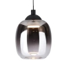 Szklana lampa ścienna Ramona RAM0722 LED 5,5W 3000K loftowa czarny