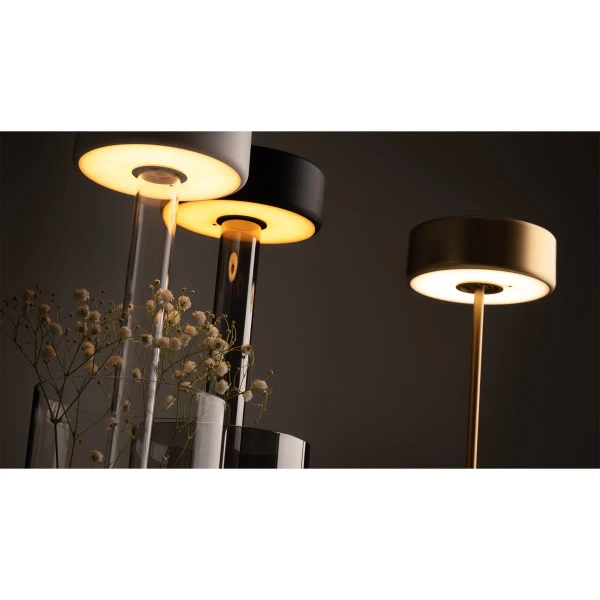 Szklana lampa nocna AI Colaboration MOD229TL-L3B3K1 LED 3W 2200-4000K czarna