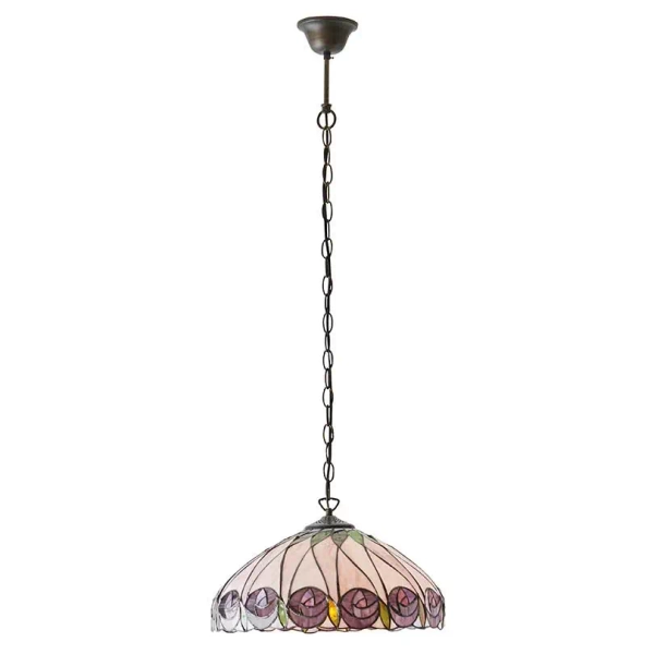 Wisząca lampa nad wyspę Hutchinson 64176 na łańcuchu kolorowa