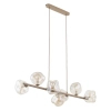 Wisząca lampa do jadalni Lava Sabia 11109 szklane kule beżowy