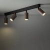 Ryflowana sufitowa lampa Tune 16149 tubki na podsufitce brązowy