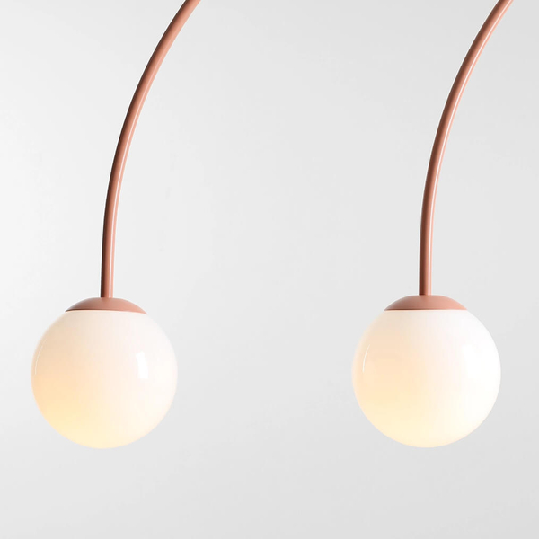Molekułowa lampa wisząca nad stół UNA 1116L11_S Aldex koralowy