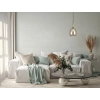 Szklana wisząca lampa Gater PND-23541-1-GD-CH owalna do kuchni złoty