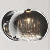 Kinkiet LAMPA ścienna CRYSTAL W0076-01D-F4FZ Zumaline szklana OPRAWA glamour z kryształkami chrom