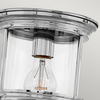 Szklana lampa stropowa QN-HADRIAN-MINI-F-CM-CLEAR chrom