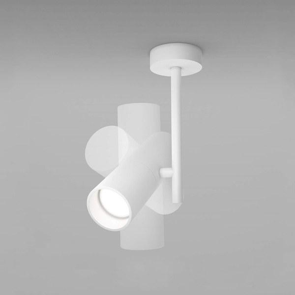 Regulowana lampa sufitowa Elti C020CL-01W Maytoni na wysięgniku biała