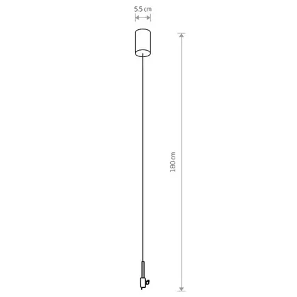 Moduł przewodzący do systemu oświetlenia szynowego Lvm 10597 Nowodvorski czarny