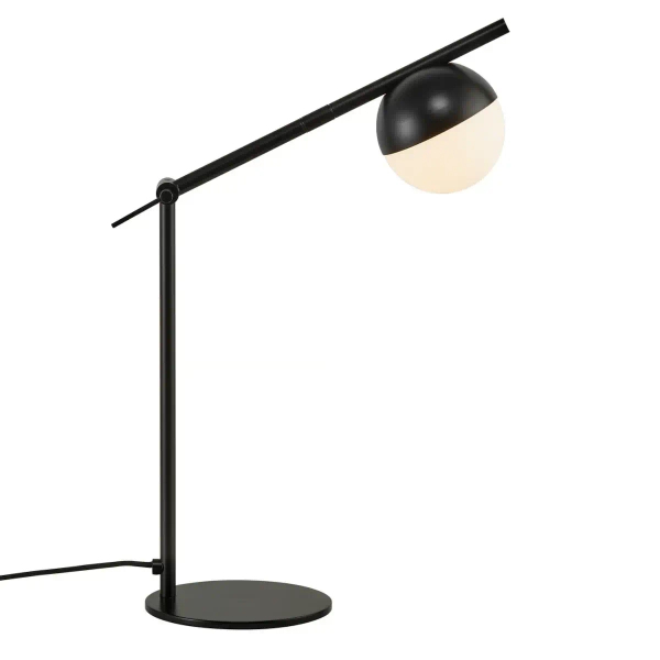 Stołowa lampka kulista CONTINA 2010985003 regulowana czarny