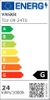 Sufitowa lampa Magnet Line TLV-09-24TU LED 24W 2700-6000K czarna