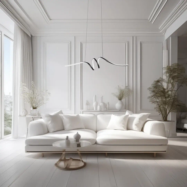 Nowoczesna lampa wisząca LOOP ML1577 LED 28W 4000K czarny