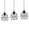 Druciana lampa wisząca loft Galaxy 3191 TK Lighting potrójna czarna