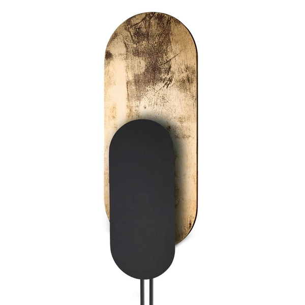 Podłogowa lampa modernistyczna Wheel Lux 7646 Nowodvorski moon czarna złota