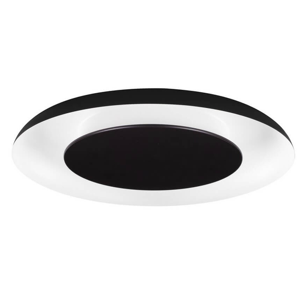 Okrągła lampa sufitowa CAPINOTA LE44802 LED 38W 2700-4000K czarny biały