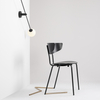 Regulowana lampa ścienna Ohio 1081D1 Aldex metalowy kinkiet czarny biały