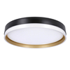 Okrągły plafon Florida 13-11343 LED 24W 4000K czarny złoty