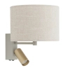 Nocna lampa ścienna SANTANA 11654 do czytania kremowa