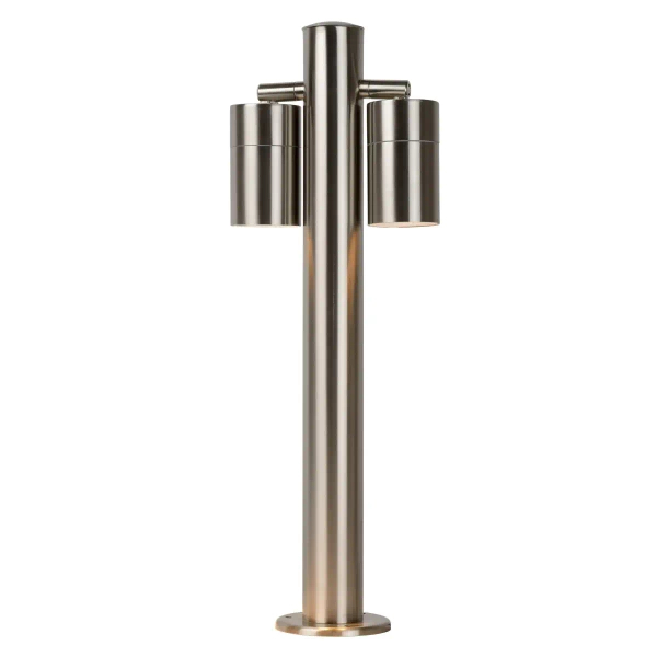 Stojąca lampa słupek ARNE-LED 14867/10/12 Lucide IP44 podwójna chrom