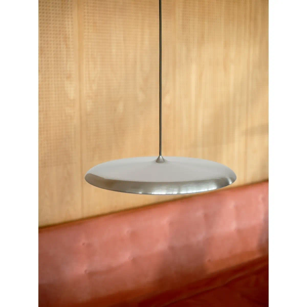 Lampa zwisająca dysk Artist 2420223034 LED 25W 3000K metalowy srebrny