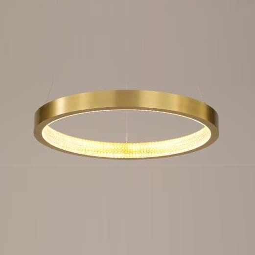 Lampa wisząca pierścieniowa CGZING60A1 Copel LED 30W 3000K do pokoju złoty