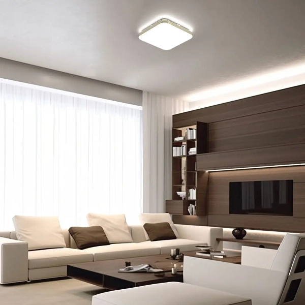 Ledowy plafon łazienkowy DABAR ML0252 LED 11W 4000K IP44 biały