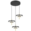 Potrójna zwisająca lampa Keaton 340230380 LED 10W 2300-4000K czarny