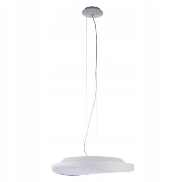 Jadalniana lampa wisząca Circulo nowoczesna nad stół biała