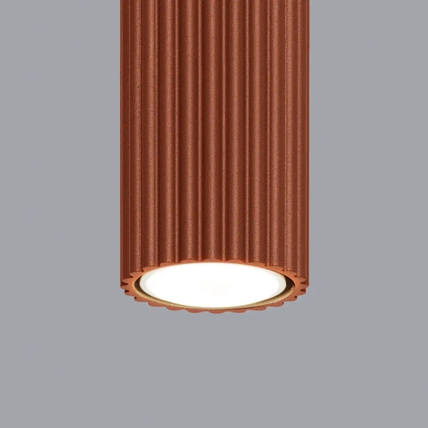 Metalowa lampa sufitowa Karbon SL.1625 downlight czerwony