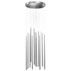 Salonowa lampa wisząca Louise LED 36W 3000K kaskada chrom