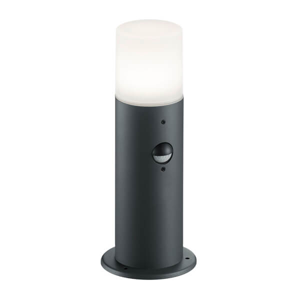 Stojąca lampa słupek HOOSIC 522260142 IP44 z czujnikiem ruchu antracyt