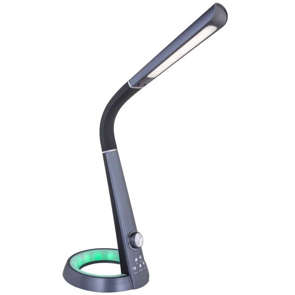 Stojąca LAMPKA biurkowa MITTI 58376B Globo elastyczna LAMPA regulowana LED 8W 3000K - 6300K z portem USB czarna