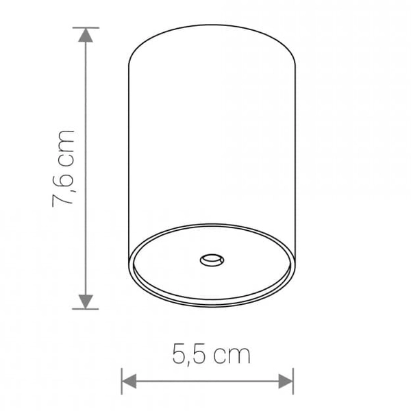 Puszka CAMELEON CANOPY E 8551 Nowodvorski natynkowy biały