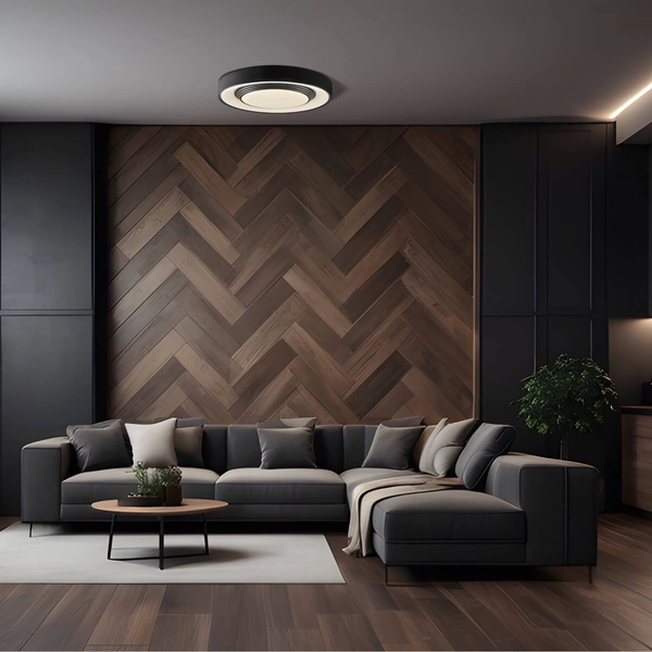 Sufitowy plafon LED Zygmunt 326706 Polux 72W 3000-6000K IP44 biały czarny