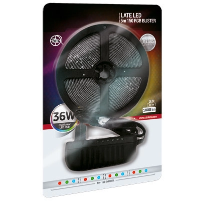 Taśma LED RGB 36W LATE LED 03036 Ideus 1800lm pasek 5 metrów zmienna barwa światła biała