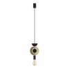 Wisząca lampa Drops 11180 do salonu okręgi złota czarna