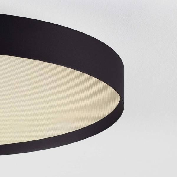 Okrągła lampa sufitowa HURTADO LE44880 LED 48W 2700-3000K jadalniana czarna