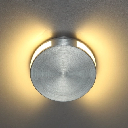 Ledowe oczko schodowe Lesel 004 100401101 Elkim 1W 3000K srebrne