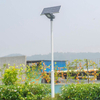 Latarnia uliczna solarna INB-G03-20W Greenie LED 20W RGB czujnik PIR szary