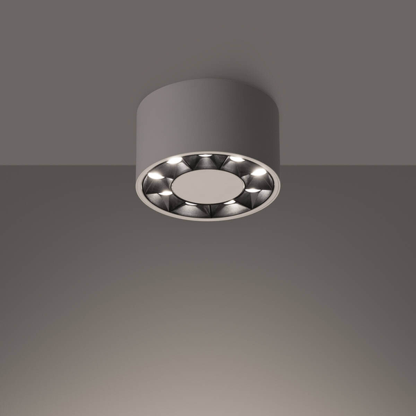 Okrągły plafon DIO SL.1254 Sollux LED 10W 4000K nad stół biały