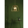 Łańcuchowa lampa wisząca Academy ACA8635 szklana metalowa mosiądz