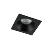 Łazienkowy downlight sufitowy Prisma 10581 kwadratowy IP65 czarny