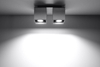 Downlight LAMPA sufitowa SL.0064 metalowa OPRAWA kostki szare OUTLET