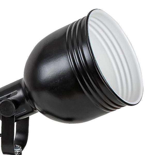 Loftowa lampa na klips Flint 3092 czarna lampka ruchoma z włącznikiem