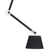 Czarna lampa wisząca Zyta AZ1847+AZ2600 Azzardo nowoczesny zwis do jadalni