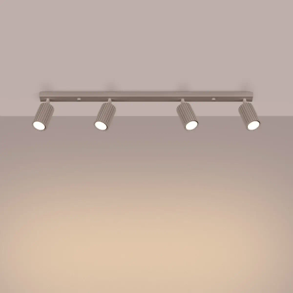 Sufitowa listwa KARBON SL.1765 reflektorki regulowane beżowe