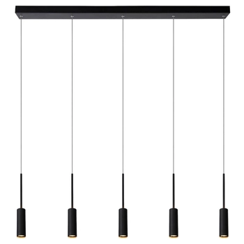 Wisząca lampa na listwie TUBULE 24401/35/30 LED 35W 2700K tuby czarne