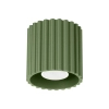 Ryflowana sufitowa lampa AURA oliwkowa SL.1794 GU10 metalowa