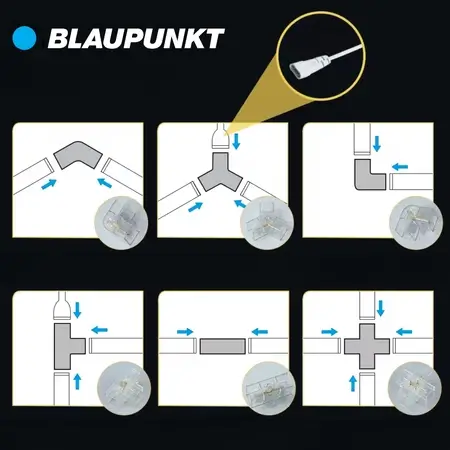 Geometryczny plafon Hexagon HEX-565-Y9-V11-PS1 LED 230W 4000K IP54 biały