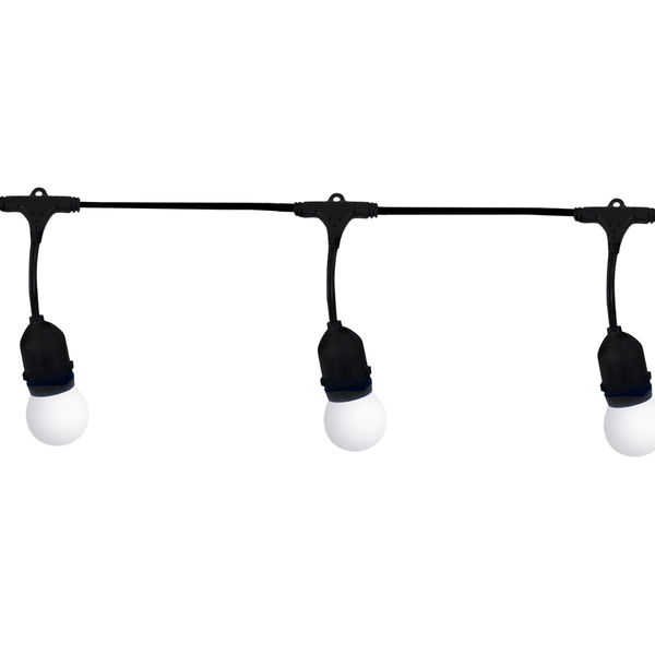 Girlanda do dekoracji z mlecznymi żarówkami 10 LED 5,6m IP44 ciepła